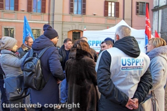 La protesta dei sindacati di polizia penitenziaria