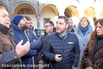 La protesta dei sindacati di polizia penitenziaria