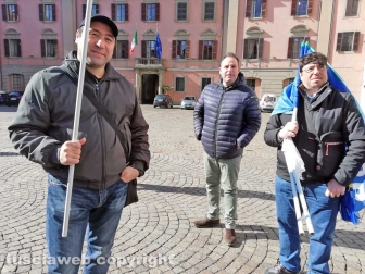 Viterbo - La protesta della polizia penitenziaria