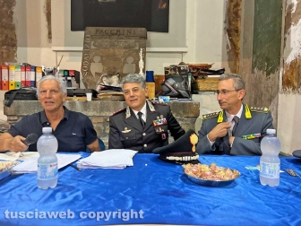 Viterbo - La prova di portata dei facchini - Le autorità