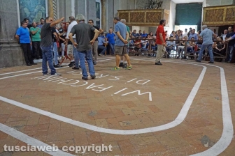 La prova di portata dei facchini di Santa Rosa
