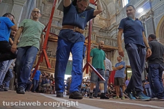 La prova di portata dei facchini di Santa Rosa