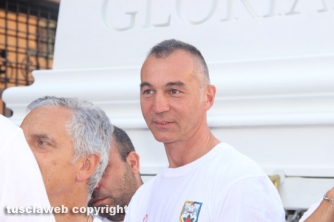 La prova di trasporto del traliccio di Gloria