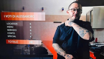 I voti di Alessandro Borghese all'Osteria moderna