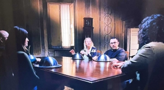 Viterbo - Alessandro Borghese quattro ristoranti - Un momento del tavolo di confronto