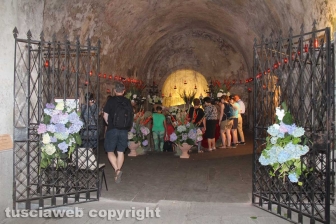 La rappresentazione dei misteri di Santa Cristina