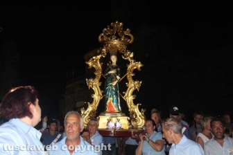La rappresentazione dei misteri di Santa Cristina
