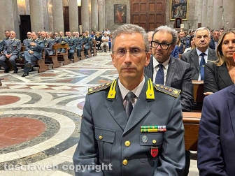 Viterbo - La ricorrenza di San Matteo, patrono della finanza e dei commercialisti - Il comandante Carlo Pasquali