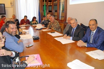 La riunione del comitato sicurezza