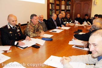 La riunione del comitato sicurezza