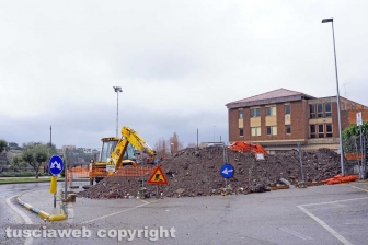 La rottura del collettore fognario al Sacrario