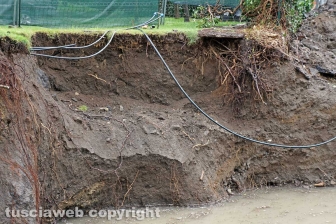 La rottura del collettore fognario al Sacrario
