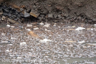 La rottura del collettore fognario al Sacrario