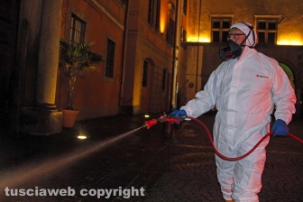 La sanificazione della città