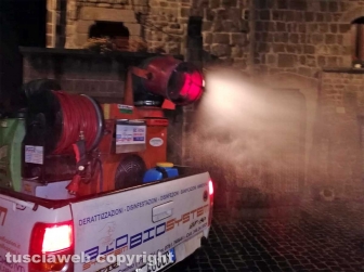 La sanificazione della città