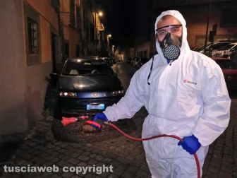 La sanificazione della città