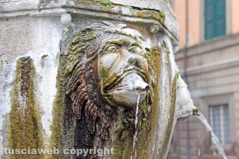 Viterbo - La fontana di piazza Dante