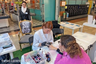Viterbo - Lo stand espositivo della Scuola Artemisia