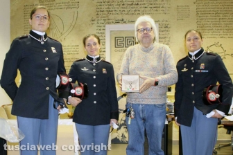 La Scuola sottufficiali dell’esercito (Sse) in visita alla redazione di Tusciaweb