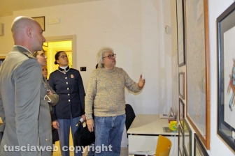 La Scuola sottufficiali dell’esercito (Sse) in visita alla redazione di Tusciaweb