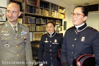 La Scuola sottufficiali dell’esercito (Sse) in visita alla redazione di Tusciaweb
