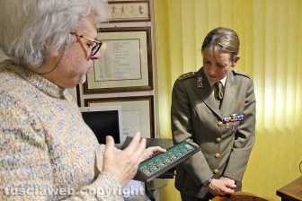 La Scuola sottufficiali dell’esercito (Sse) in visita alla redazione di Tusciaweb