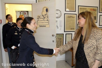 La Scuola sottufficiali dell’esercito (Sse) in visita alla redazione di Tusciaweb