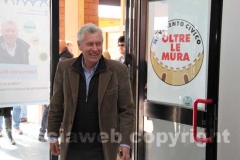 Leonardo Michelini nella sede del comitato
