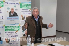 Leonardo Michelini nella sede del comitato