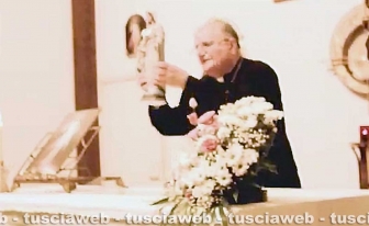 Madonna di Trevignano - L'ex vescovo di Civita Castellana, Romano Rossi