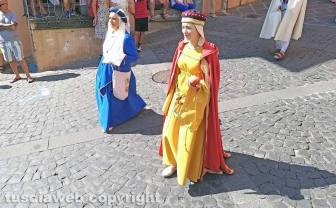 Montefiascone - La sfilata del corteo storico 2022 - Matilde di Canossa