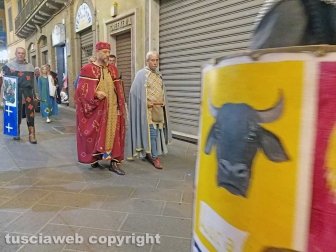 Montefiascone - 63esima Fiera del vino - Il corteo storico - Defuk e il servo Martino
