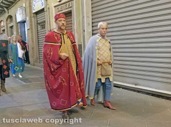 Montefiascone - 63esima Fiera del vino - Il corteo storico - Defuk e il servo Martino
