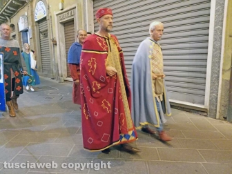 Montefiascone - 63esima Fiera del vino - Il corteo storico - Defuk e il servo Martino