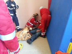img_1759Acquapendente - La simulazione di un terremoto