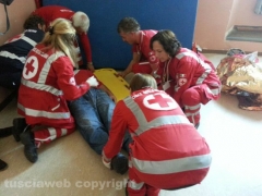 Acquapendente - La simulazione di un terremoto