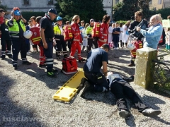 Acquapendente - La simulazione di un terremoto