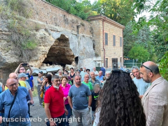 La sindaca Chiara Frontini a Roccalvecce