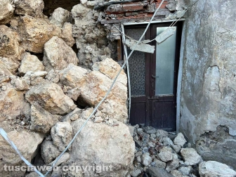 Viterbo - La frana di Roccalvecce