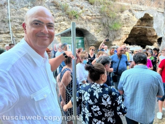 La sindaca Chiara Frontini a Roccalvecce - Giancarlo Martinengo