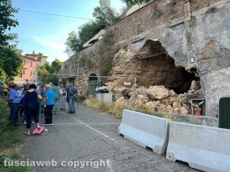 Viterbo - La frana di Roccalvecce