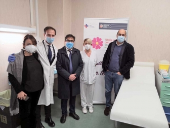 Viterbo - La somministrazione dei primi vaccini anti-Covid a Belcolle