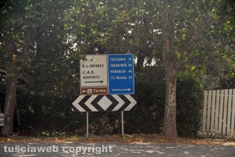 La strada per Castel d'Asso