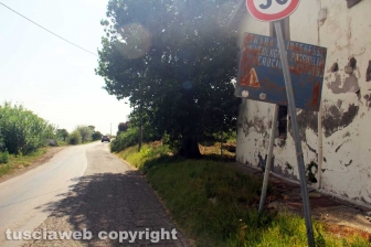 La strada per Castel d'Asso