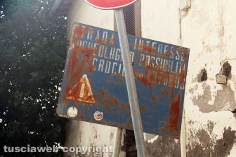 La strada per Castel d'Asso