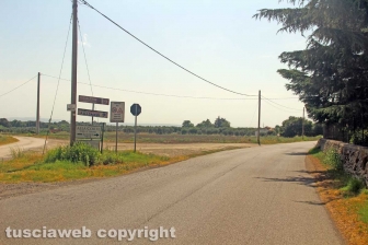 La strada per Castel d'Asso