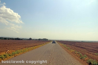 La strada per Castel d'Asso