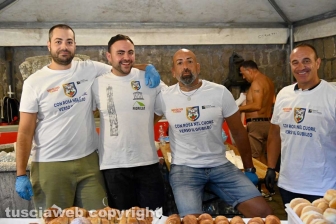 Santa Rosa - Pienone per la terza cena con i facchini
