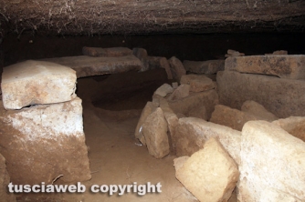 La tomba a casetta recentemente scoperta