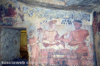 La tomba degli Scudi